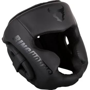 Chránič hlavy na box a bojový sport Helma Ringhorns Charger - Black/Black