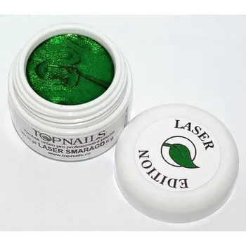 Topnails UV Gel barevný Laser 5g Smaragd