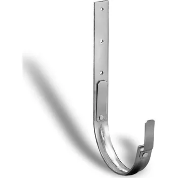 okap Hák žlabový 250/430 mm / pozink RAL 9005 černý