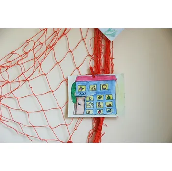 dekorační síť Dekorační síť, PP 2mm, oko 10cm, oranžová, 1 x 5m, 2 mm PP, 100 mm, Oranžová, Dekorační sítě, Skladem