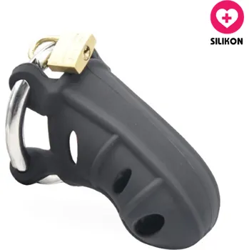 Pás cudnosti VšeNaSex.cz Pás cudnosti pro muže Silicone Chastity Device