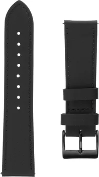 Příslušenství k chytrým hodinkám FIXED Leather Strap 22 mm černý