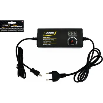 Příslušenství k autodráze Ites Racing s.r.o. Regulovaný digitální zdroj - napáječ, adaptér, trafo pro autodráhu ITES zdroj 12V/5000mA