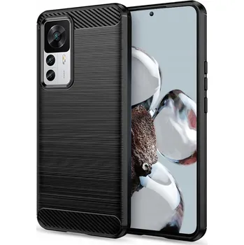 Pouzdro na mobilní telefon Tech Protect Carbon pro Xiaomi 12T/12T Pro černé