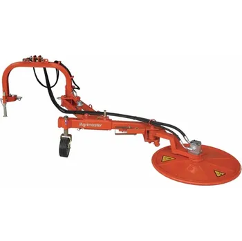 Ohradník Podsekávač ohradníků a nožový mulčovač za traktor Agrimaster LMX 0.80, opěrné kolečko