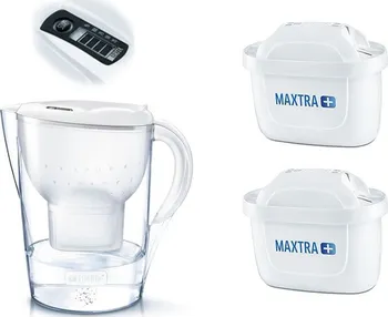 Filtrační konvice Brita Marella XL bílá + 2 ks filtru Maxtra Plus