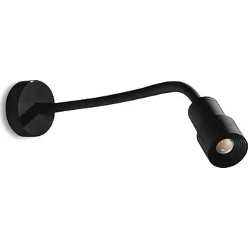 Nástěnné svítidlo LED Bodové svítidlo Azzardo LUMI FLEX Black AZ4561 5W 500lm 3000K IP20 39cm černé