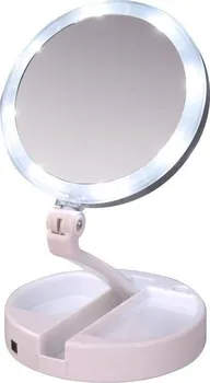 Kosmetické zrcátko Zvětšující kosmetické zrcátko s přísavkou a LED osvětlením