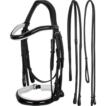 Supreme Nadege drezurní uzda Barva: Černá, Velikost: Pony