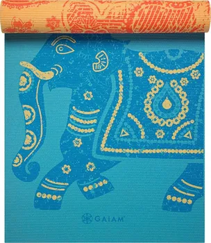 podložka na cvičení Gaiam Yoga Mat Elephant 173 x 61 x 0,6 cm modrá/oranžová