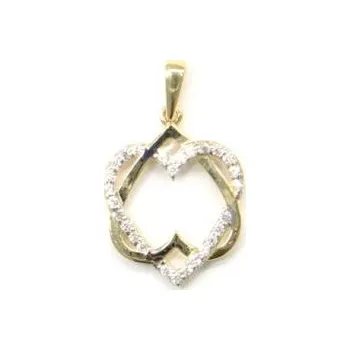 Přívěsek Zlatý přívěs PATTIC AU 585/1000 0,75 gr GU460605Y