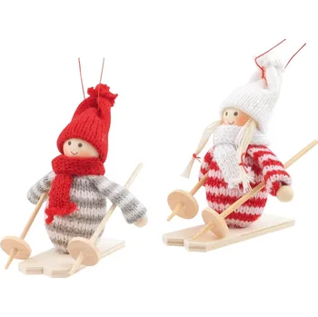 Vánoce Panáček na lyžích 11 cm