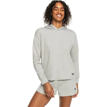 Dámská mikina mikina Roxy Naturally Active Hoodie - SGRH/Heritage Heather S