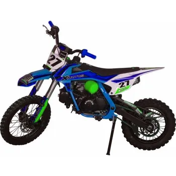 malá motorka Modrý pitbike XB27 125cc 4t E-start