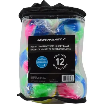 Hokejová tréninková pomůcka Balónek Winnwell Multicolour (12pack), Mix, Medium Winnwell