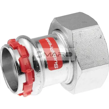 Instalatérský materiál KAN-therm Steel Přechod s převlečnou maticí z uhlíkové oceli lisovací, pro topení, profil "V" 22 x 1 ", 1562106001