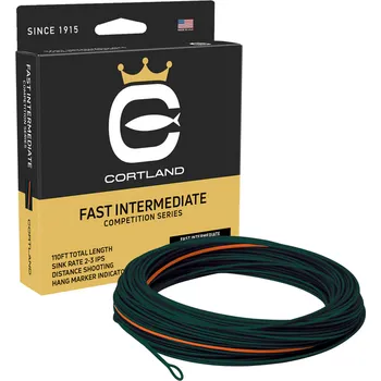 Cortland muškařská šňůra FAST INTERMEDIATE, Deep Green, WF7/8