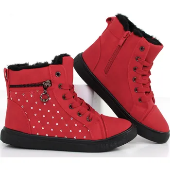 Dámská zimní obuv Cathay moda Dívčí zimní obuv 3416-3R Velikost: 34