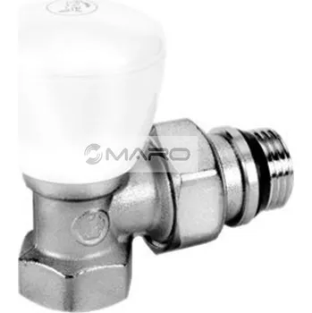 Ventil Giacomini Ventil radiátorový R5TG rohový, jednoregulační 3/8", R5X032