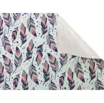 Batohovina, cordura s PVC zátěrem , vzor pírka