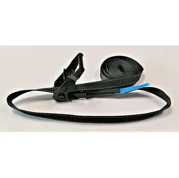 Upínací popruh černý upínací pás - kurta 1500kg 25S-1-B-DR - black, délka kompletu 2 m