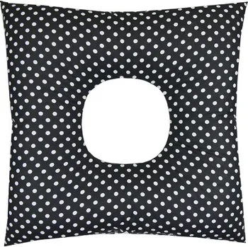 Polštář Babyrenka Poporodní polštář 45 x 45 cm puntík černý