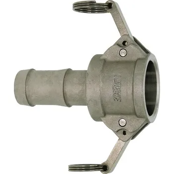 Zahradní hadice LÜDECKE KAMLOK SS TRN C - nerez 316L, rychlospojka hadic. trn 19 mm (2 páčky), PN 16 Bar