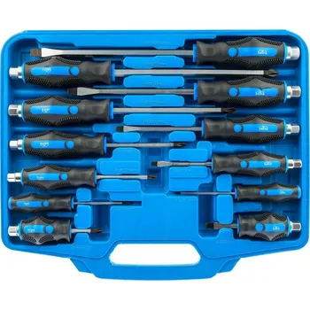 Šroubovák SATRA Úderové šroubováky křížové + ploché sada 12 ks