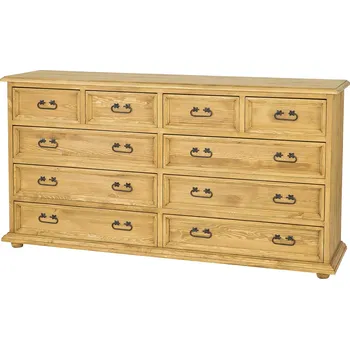 Komoda Drewmax voskovaná komoda z masivního dřeva KD708 Pacyg