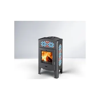 Krbová kamna Kamna krbová Thorma Torino 2018 šedá/keramika