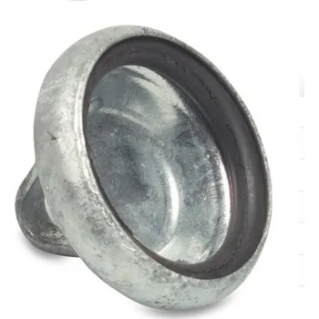 Kanalizační potrubí BAUER ZÁSLEPKA - pozinkovaná bez háků s těsněním, DN 100 (-40/+80°C)