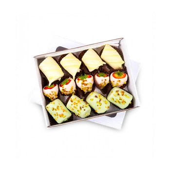 Sušené ovoce Jahody banány pistácie Mini (XS)