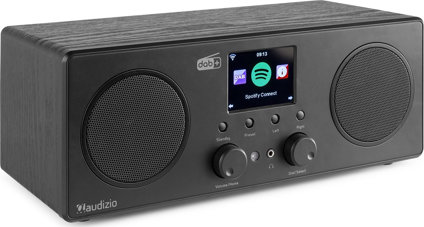 Radio DAB portable avec Bluetooth - Radio rétro Audizio Milan avec