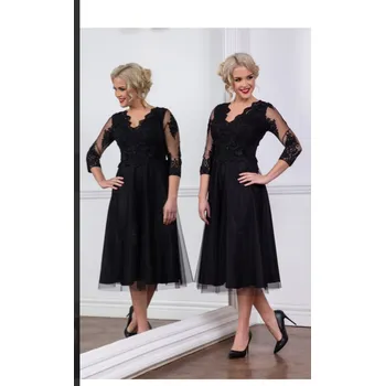 Dámské šaty Šaty společenské dlouhé Roxana krajka barva: černá, velikost: 40