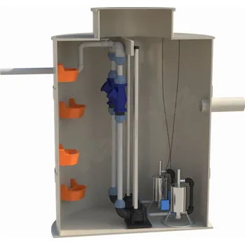 jímka Přečerpávací stanice samonosná tlaková PSST-2 - penzion