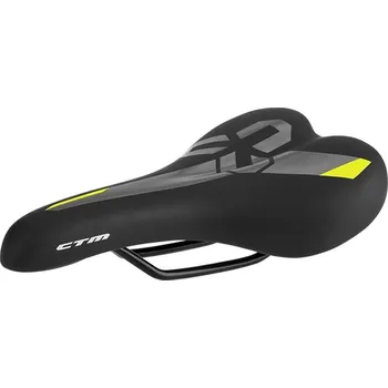 Sedlo na kolo Sedlo CTM Twister, černá žlutá