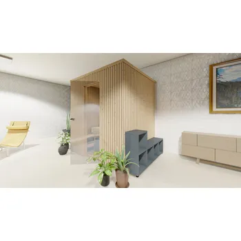 Sauna Top Class Eko domácí sauna na míru severský smrk 200x170 cm