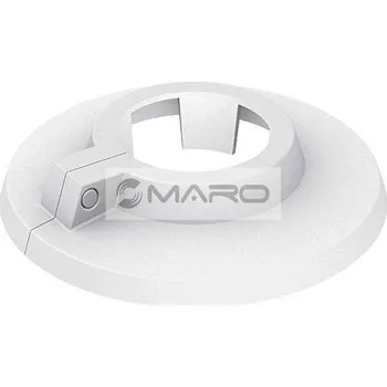 Krytka potrubí Flamco Růžice krycí RKW jednoduchá, dělená 16 mm, bílá, 12116