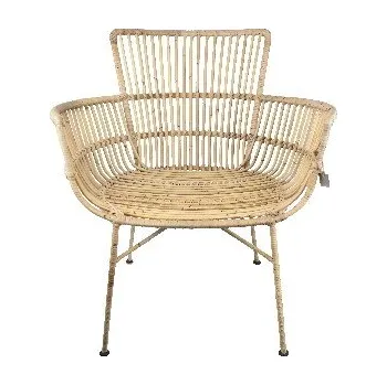 Křeslo Van der Leeden Křeslo, ratan/kov, světlá, 64x62x86cm|Van Der Leeden 1915