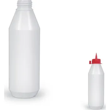 Láhev Lahev na aplikátor PE 500ml bílá CENA LAHVE BEZ UZÁVĚRU - uzávěry objednávejte v sekci související zboží