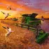 Puzzle Ravensburger John Deere Hlavní sezóna 3x 49 dílků