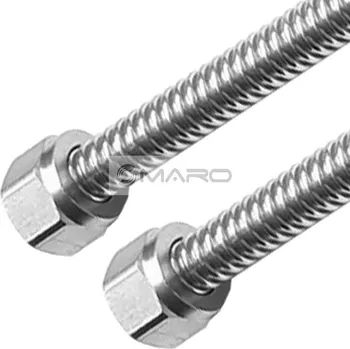 Hadička nerezová vlnovcová MM 3/8" x 3/8" 40 cm, 304 40 CM