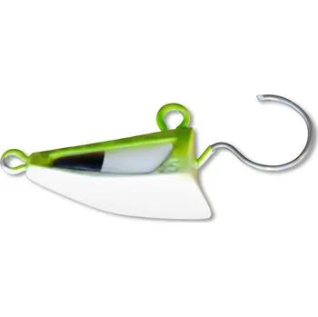 Rybářský háček Quantum Jig Modrak Vertical Head-bílozelená-2 ks Gramáž: 10 g