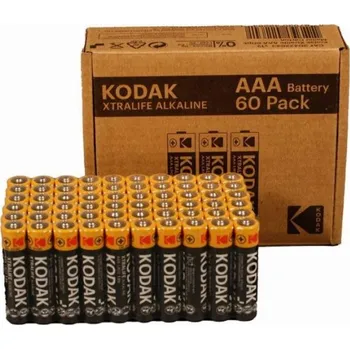 Elektronika Kodak XTRALIFE alkaline AAA battery (60 pack)