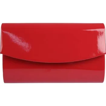 Dámské lesklé pevné psaníčko 262 červené | KabelkyproVas.cz