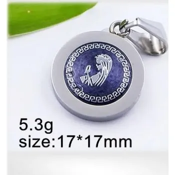 Přívěsek Náboženský motiv - kulatý přívěsek z oceli - varianta 3