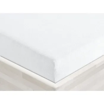 Prostěradlo Froté napínací prostěradlo FR-031 Bílé 200 x 200 - výška 20 cm