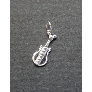 Přívěsek Kytara - stříbrný přívěsek / přívěsek ze stříbra