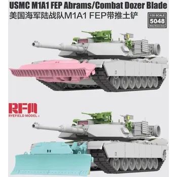 Plastikový model Ryefield model 1/35 USMC M1A1 FEP Abrams/Combat Dozer Blade