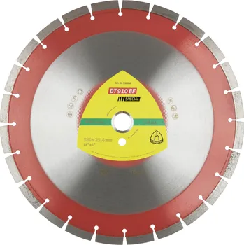 Řezný kotouč Diamantové řezné kotouče DT 910 BF KLINGSPOR Varianta: DT 910 BF 350X3,2X25,4